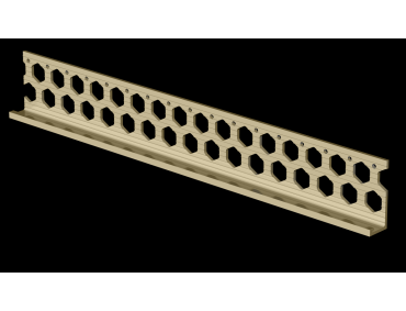 15mm ivory cream PVC render stop bead 